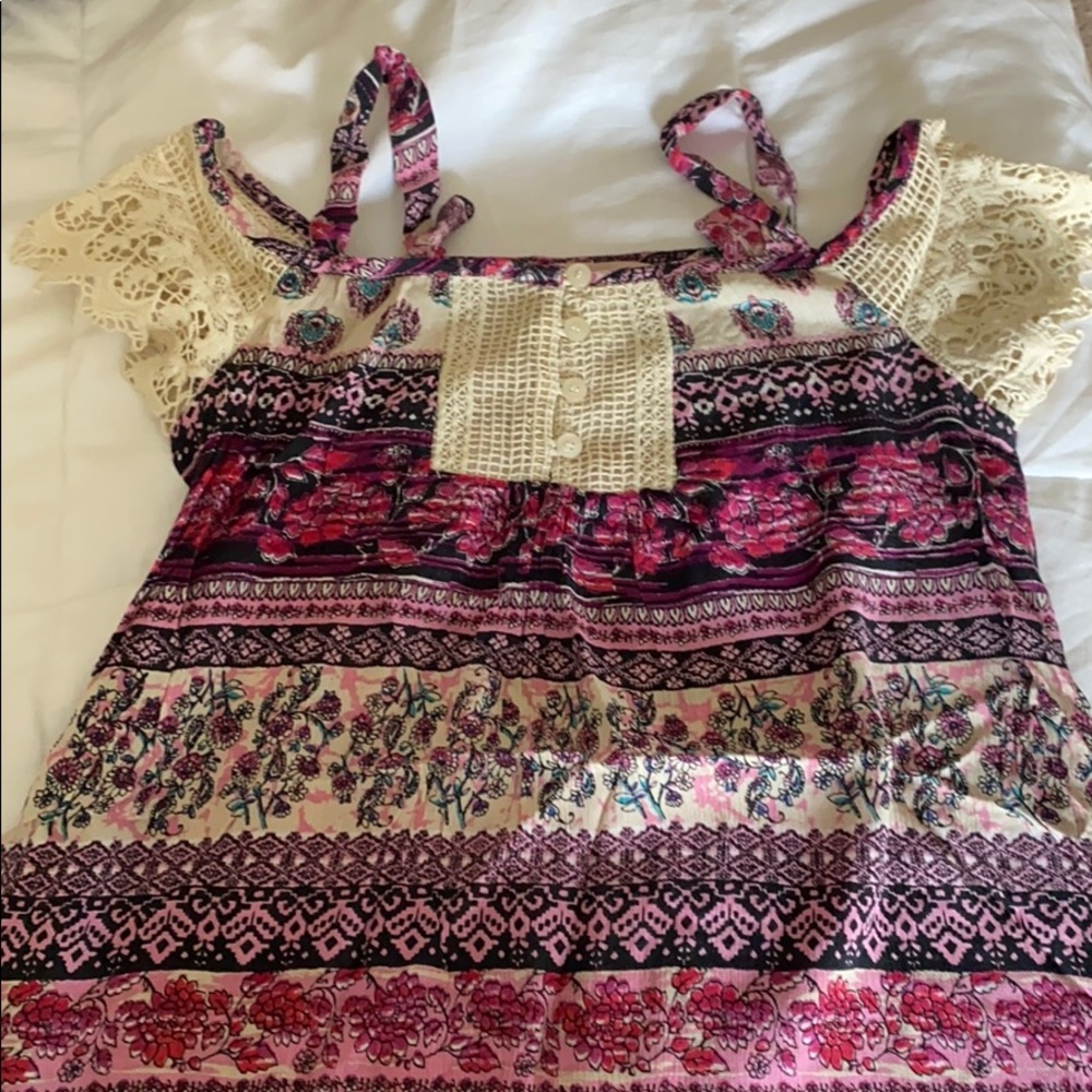 Band of Gypsies off the shoulder blouse